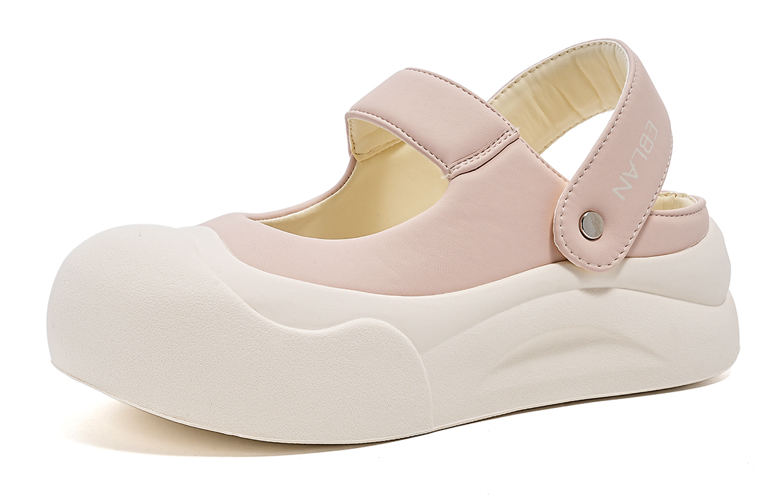 Повседневные туфли EBLAN для женщин, розовые — фото 2