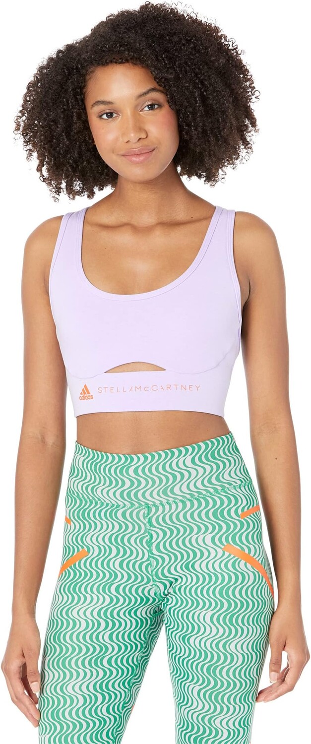

Бюстгальтер adidas by Stella McCartney Truestrength Yoga Medium Support Sports Bra HM3848, цвет Shift Purple