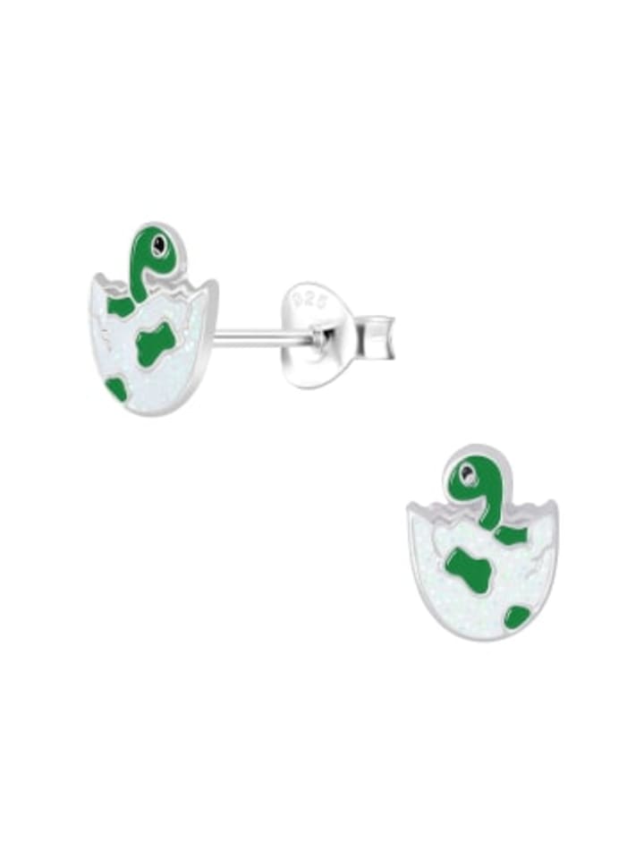 

Alexander York Серьги-гвоздики «Динозавр в яйце» из серебра 925 пробы, комплект из 2 штук