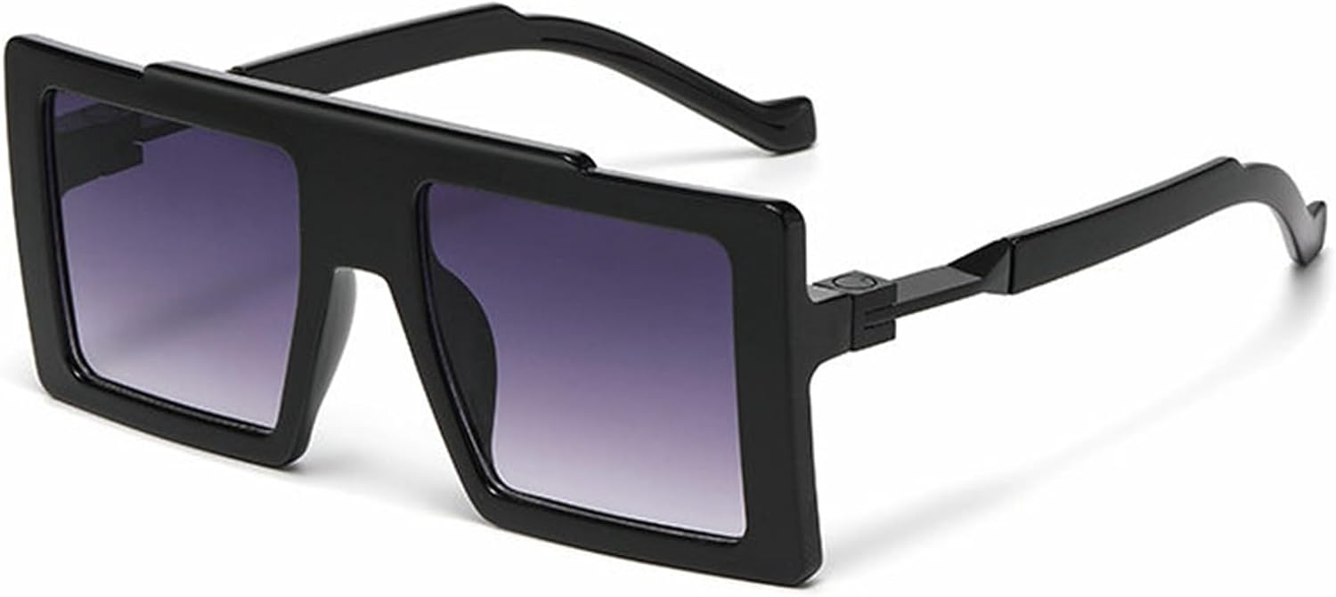 

Солнцезащитные очки Helena Square Oversized для женщин и мужчин, большие, с плоской верхней частью, модные, с большой защитой от УФ-излучения, для использования на открытом воздухе, C3