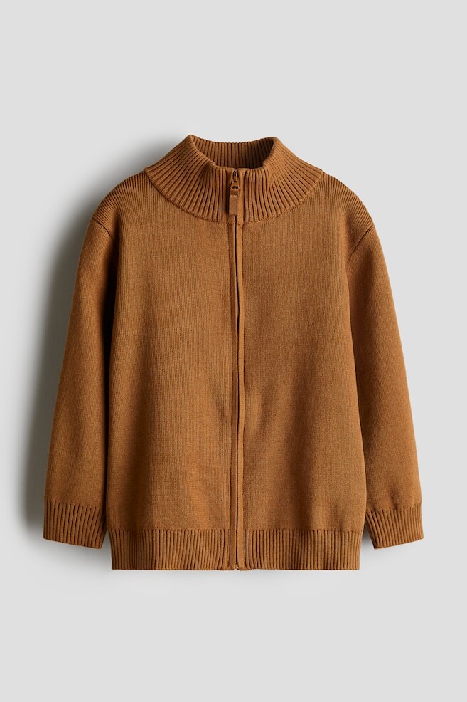 

Кардиган на молнии H&M, коричневый