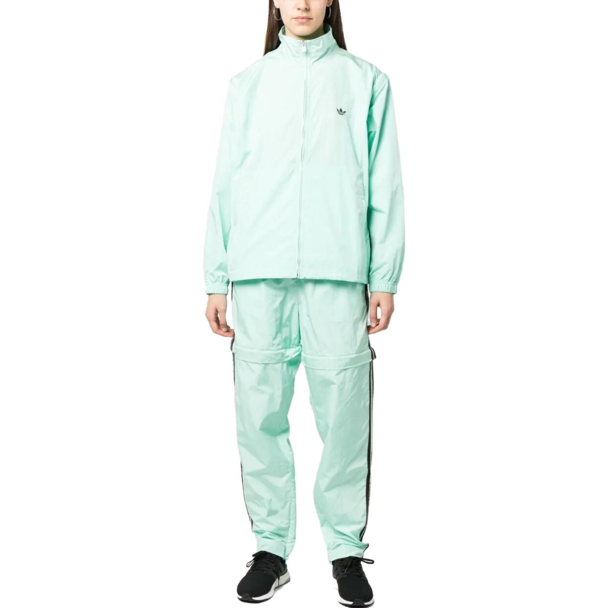 Куртка-анорак Adidas Originals X Wales Bonner из нейлона, мятно-зеленый — фото 3