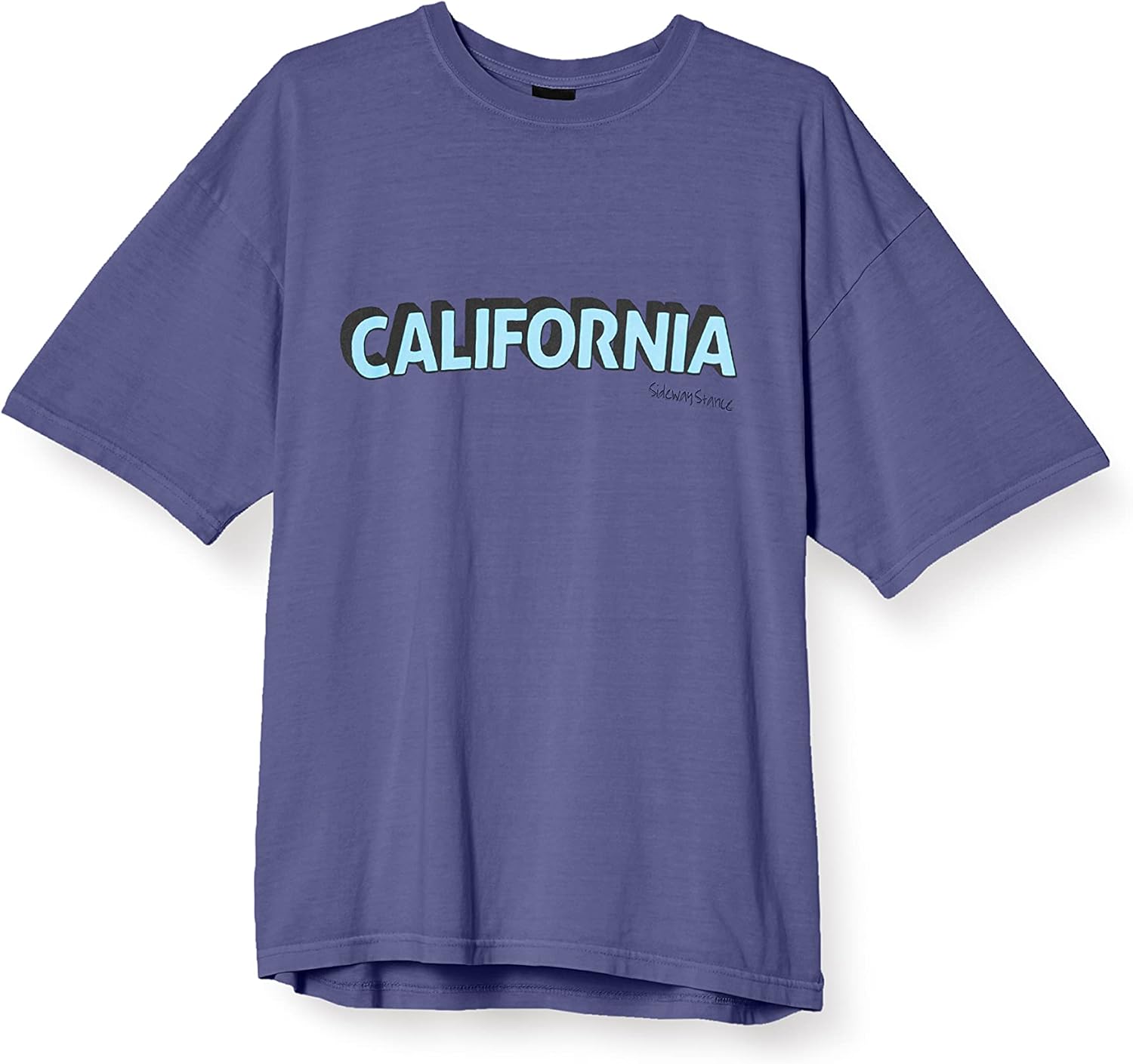 

Мужская футболка с коротким рукавом и пигментным принтом Калифорния Improbes 70046 Improves, темно-синий