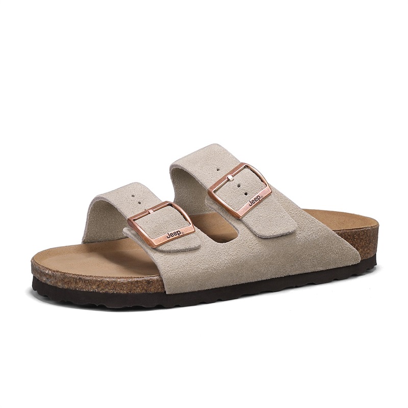 

Jeep Разноцветные ботинки Birkenstock унисекс бело-серые, цвет White Gray