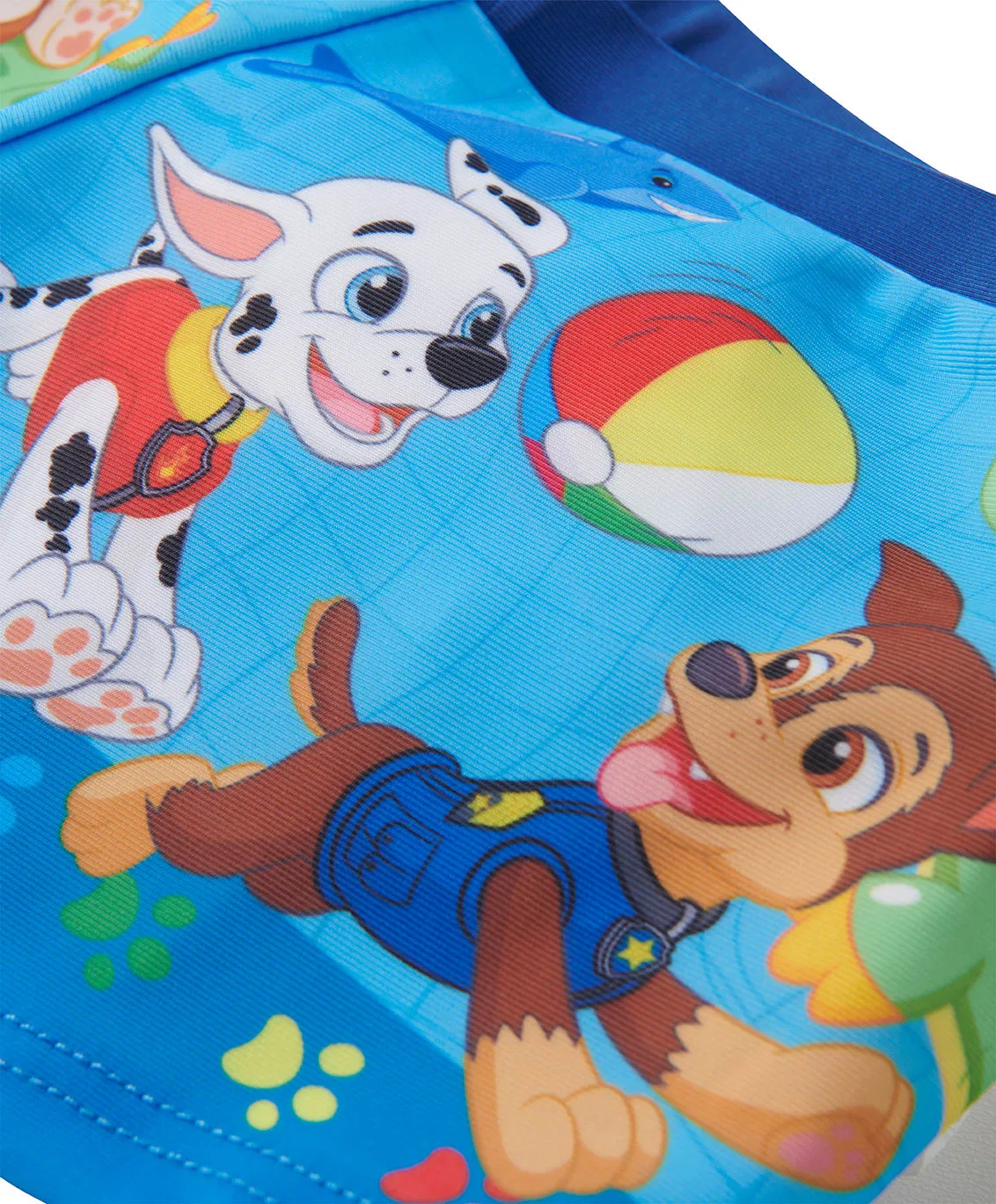 Плавки детские с принтом Paw Patrol, синие — фото 3