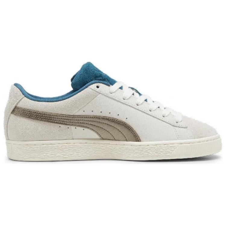 PUMA Громкие замшевые кроссовки 'Теплый белый холодный зеленый' - бежевый белый синий, цвет Beige White Blue — фото 2