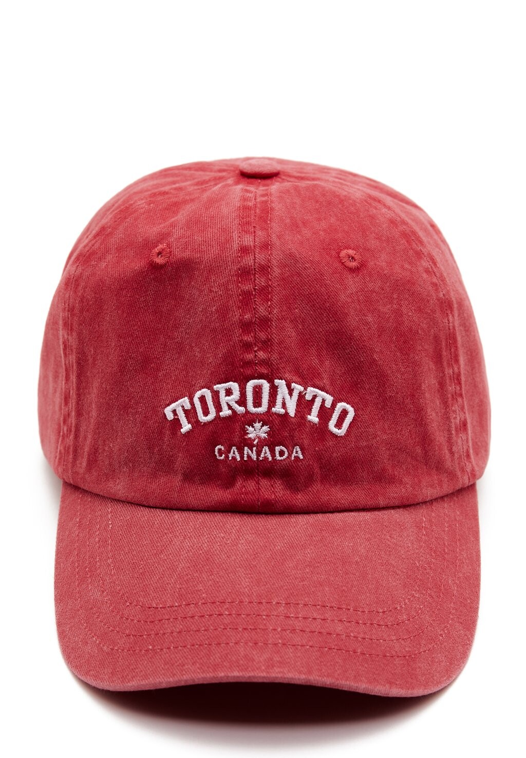

Кепка Toronto Washed PULL&BEAR, красная