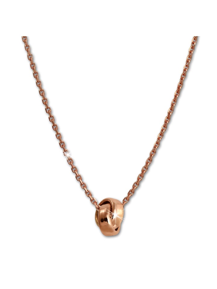 

SilberDream Колье, серебро 925 пробы, позолота (розовое золото 333 пробы), подвеска около 44 см