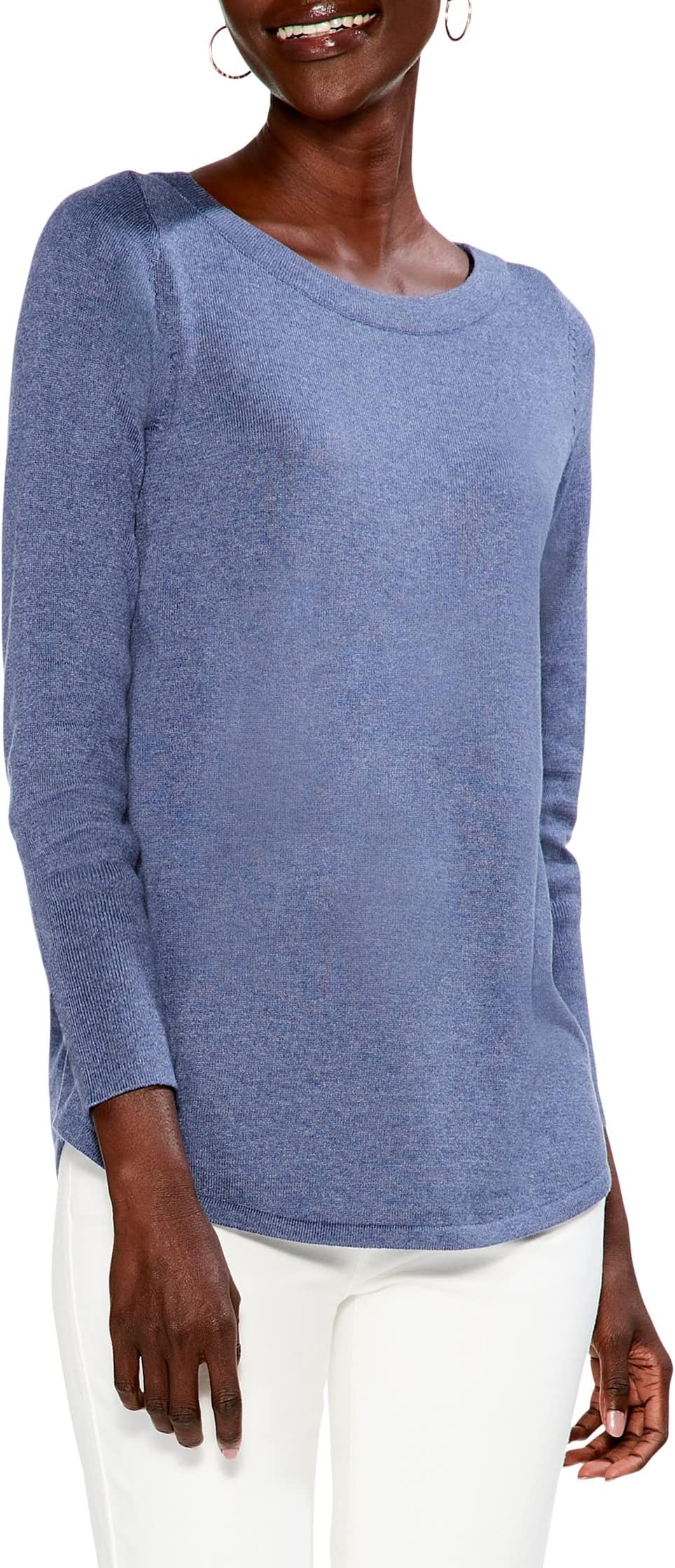 

Свитер NIC+ZOE Vital Boatneck Sweater, цвет Harbor Blue