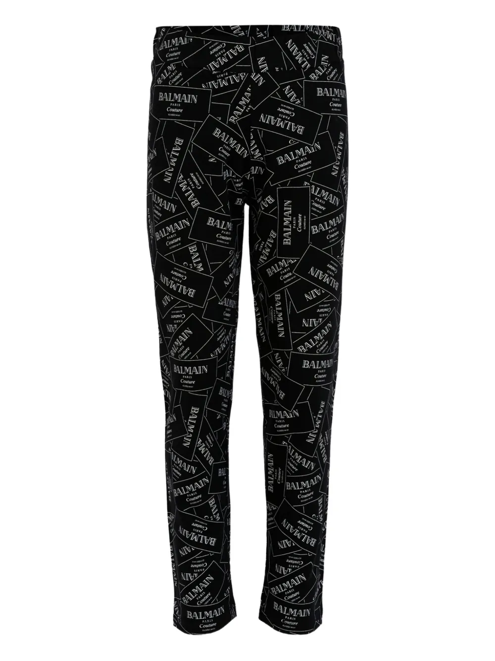 

Леггинсы с логотипом Balmain Kids, черный