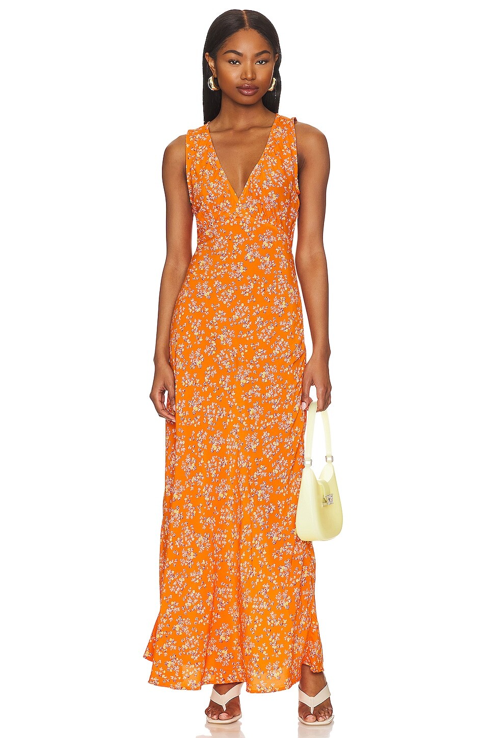 

Платье миди FAITHFULL THE BRAND Acacia, цвет Audrey Floral