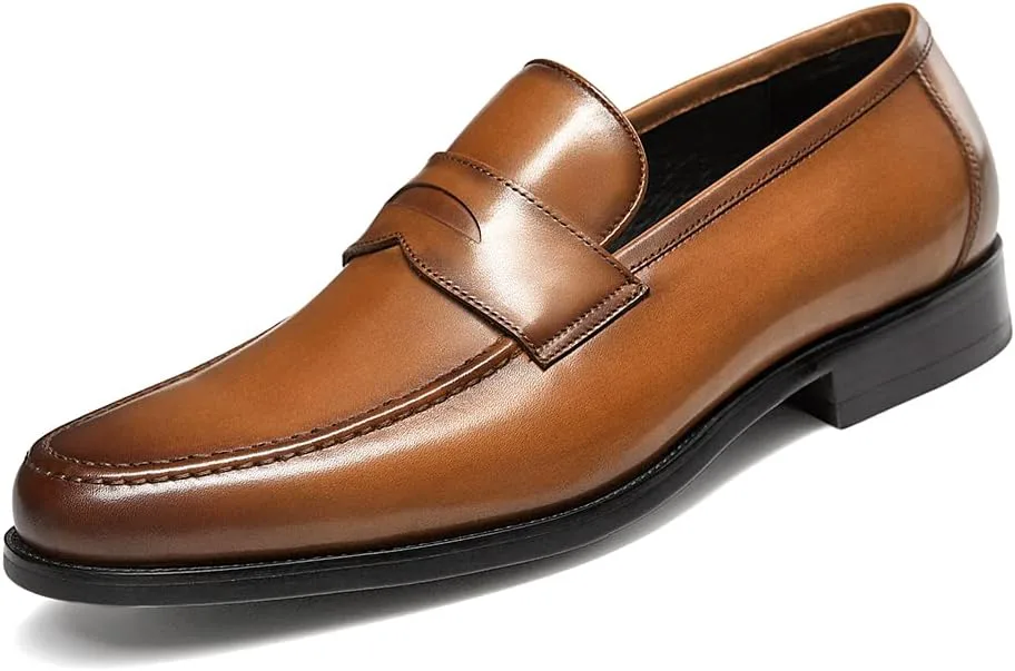 

Мужские классические туфли FRASOICUS, лоферы на слипоны из натуральной кожи, коричневый