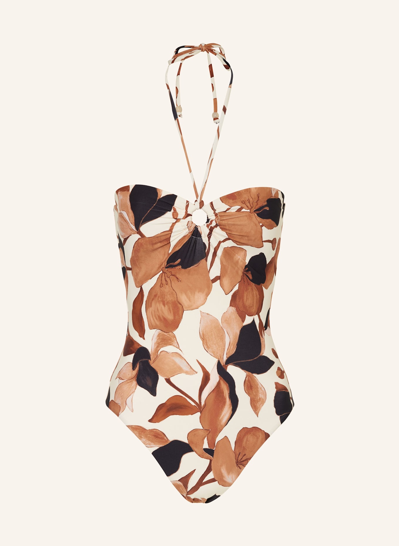 

Купальник бандо секретный сад Seafolly, мультиколор