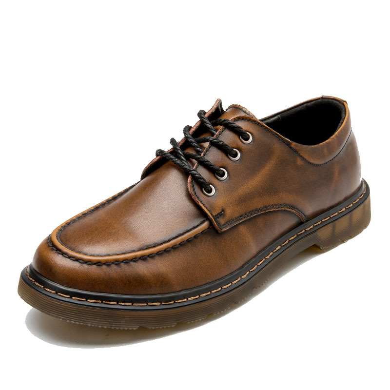 

Повседневные кожаные туфли мужские WEISHIBANGWEI, Brown