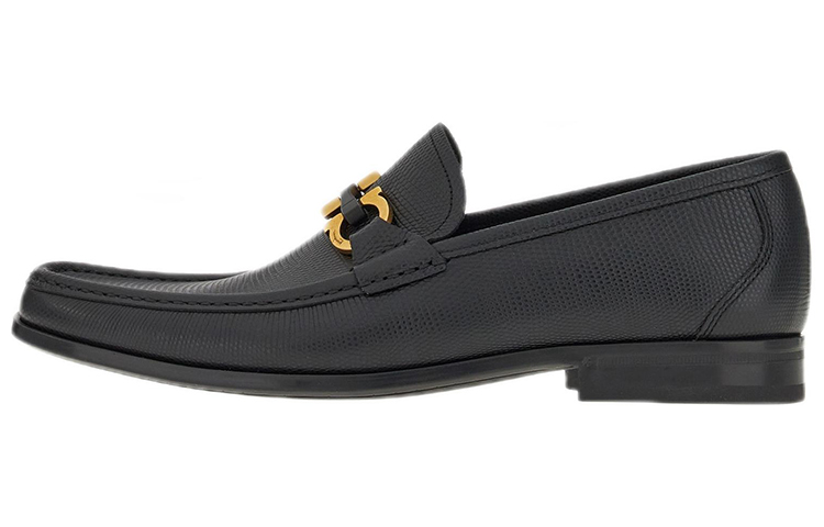 

Мужские повседневные туфли FERRAGAMO GANCINI, черные