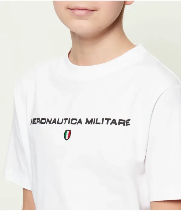 Футболка regular fit Aeronautica Militare, белый — фото 4