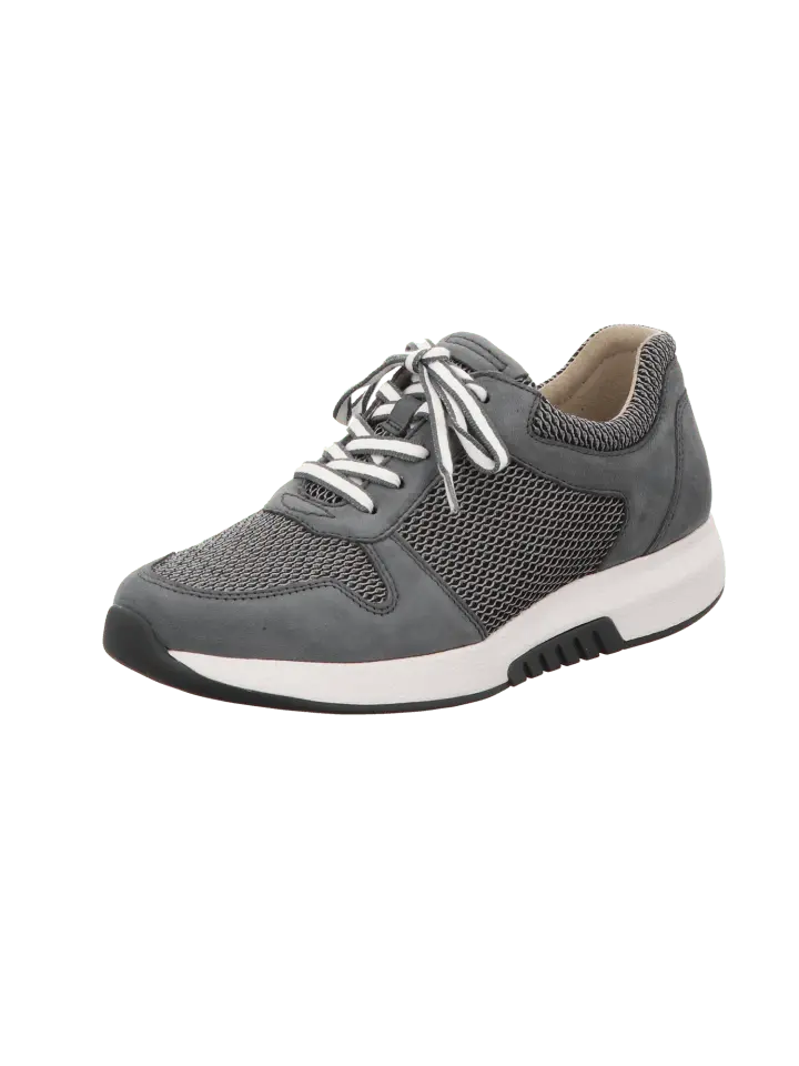 

Низкие кроссовки Gabor Bequem Schnür Sportl Lose Einlagen Rolling Soft, цвет grey/river
