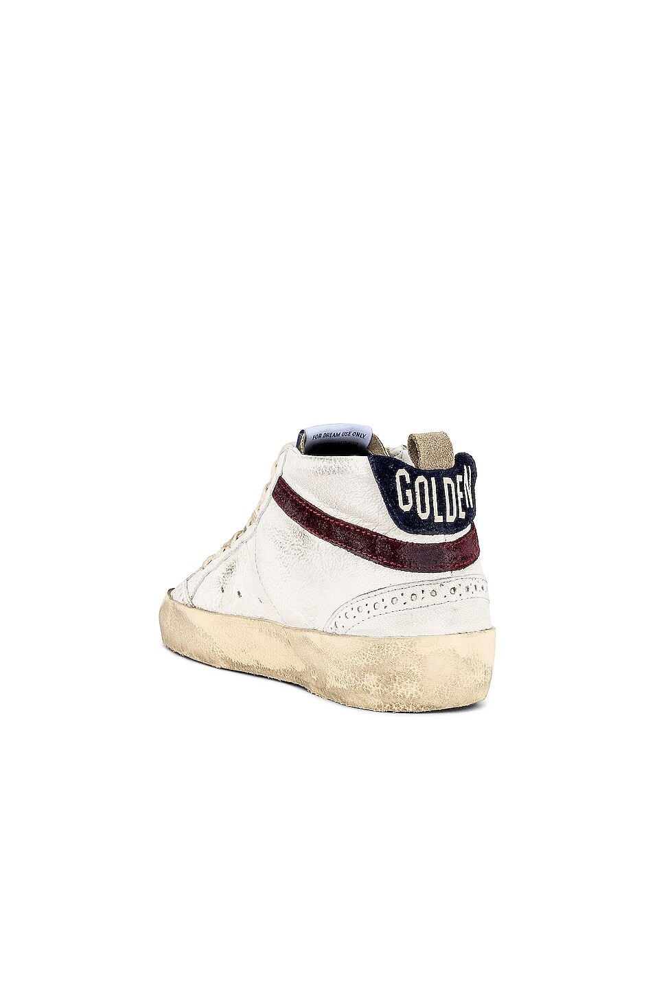 Кроссовки Golden Goose Mid Star, цвет White, Silver, Wine, & Medieval — фото 3