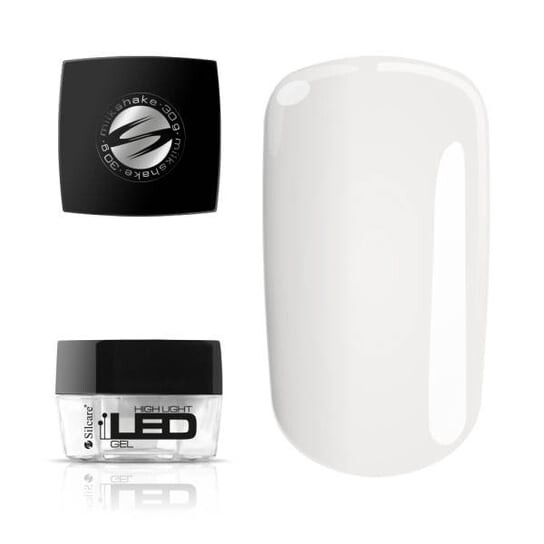 

Однофазный гель для ногтей средней густоты Milkshake 30г High Light Led Gel, Silcare