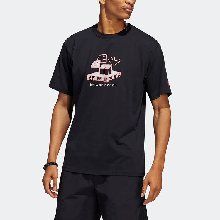 Футболка унисекс Adidas Originals, цвет Black — фото 3