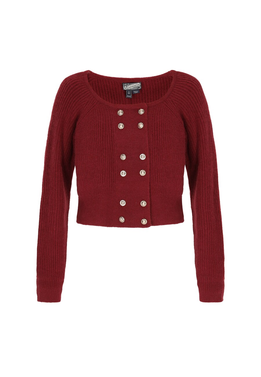 

Вязаный кардиган DreiMaster Vintage Vintage, бургундия