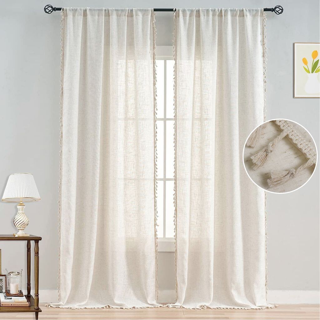 

Шторы с люверсами 140 x 240/250 см 100% полиэстер (бежевый 45) easy home