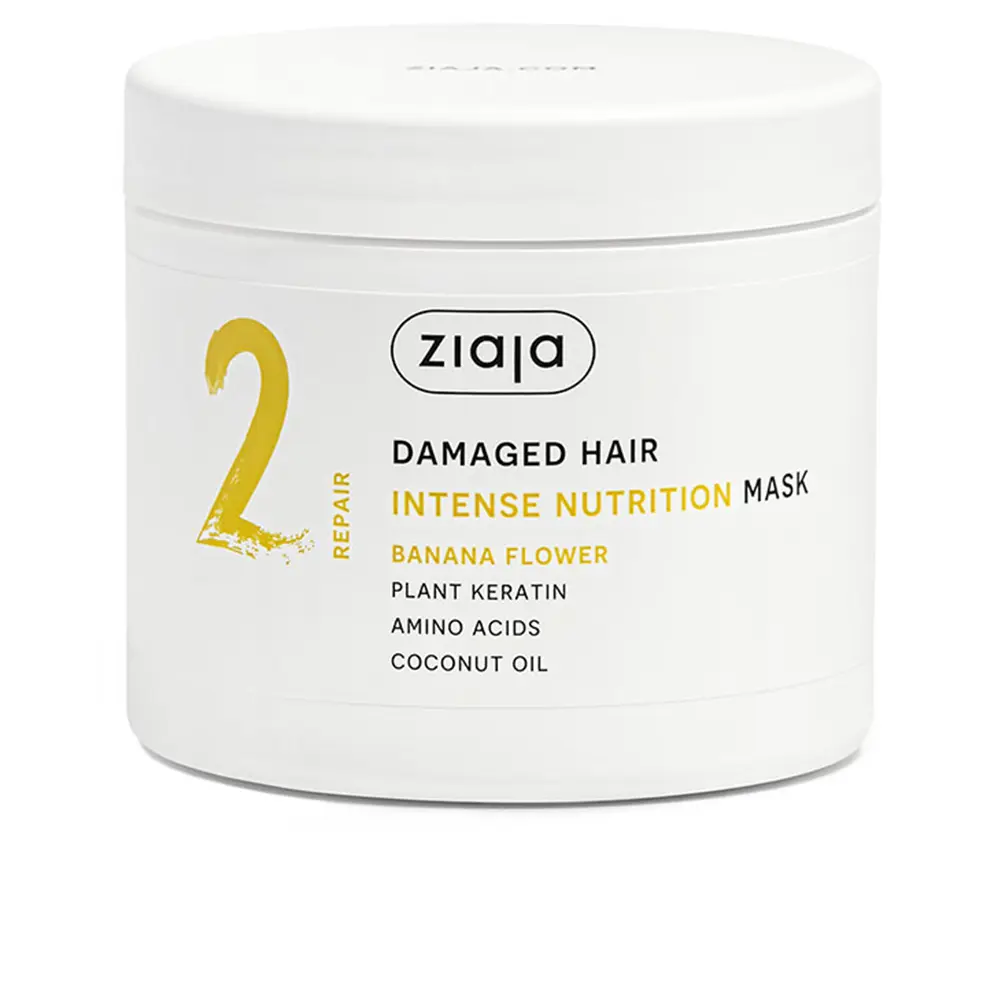 

Маска для волос Plant essentials mascarilla capilar nutritiva de flor de banana Ziaja, 350 мл.