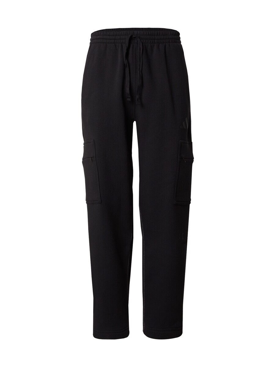 

Длинные брюки ADIDAS SPORTSWEAR Loose fit Workout Pants, черный