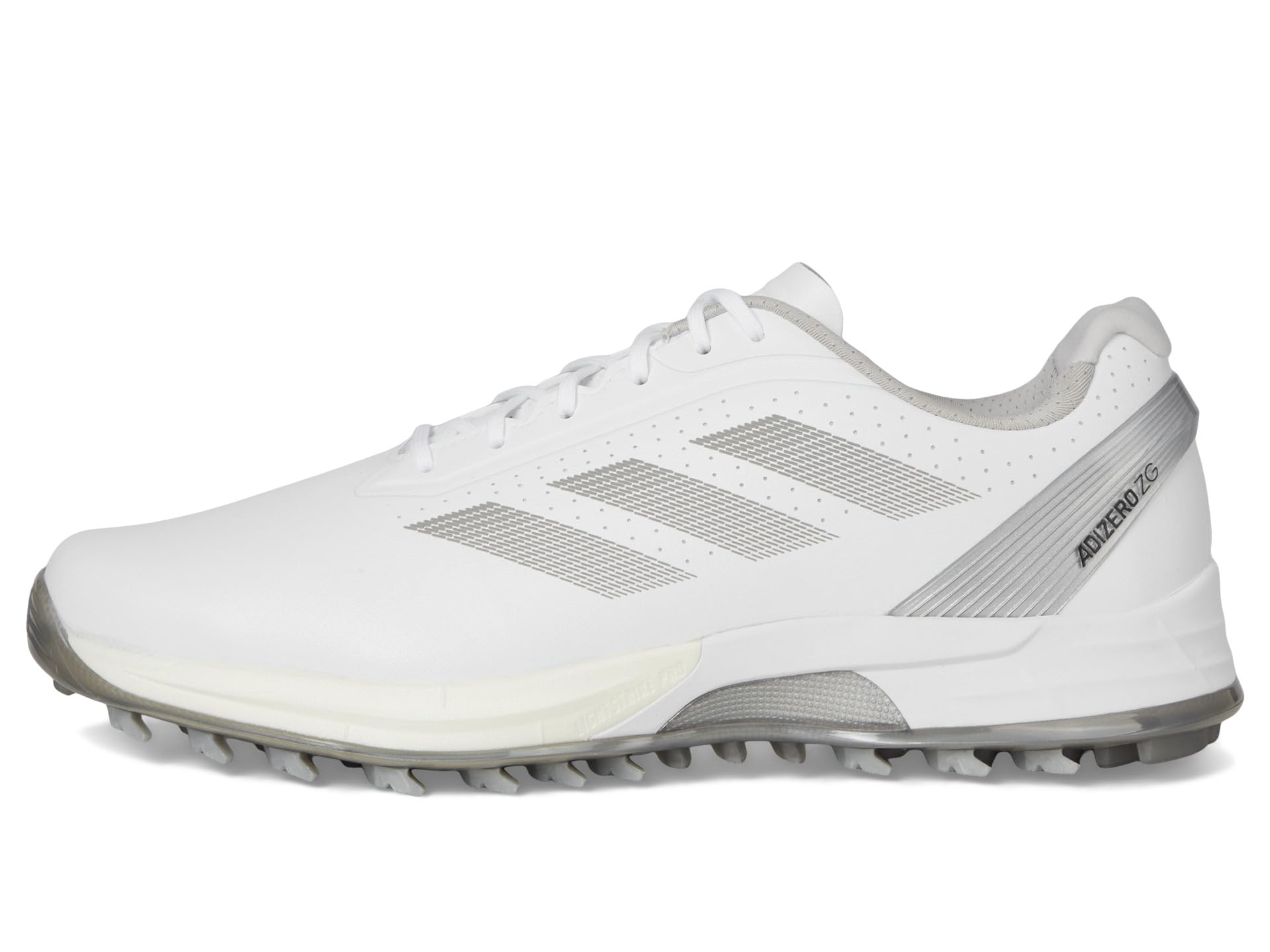 Кроссовки adidas Golf Adizero ZG Spikeless Golf Shoes, цвет Footwear White/Silver Metallic/Iron Metallic — фото 4