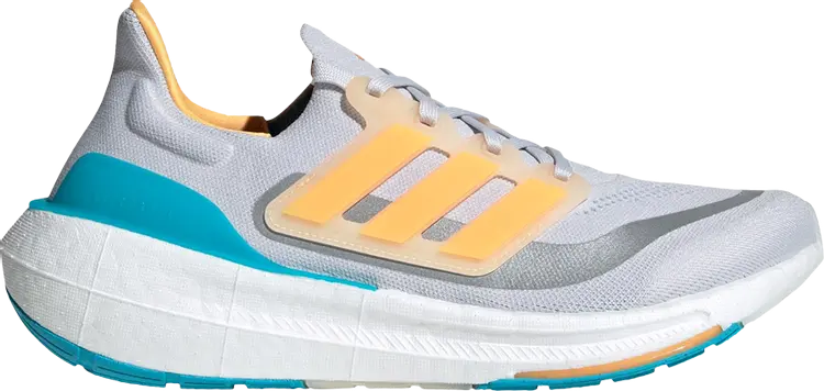 

Кроссовки UltraBoost Light 'Grey Flash Orange Cyan', серый