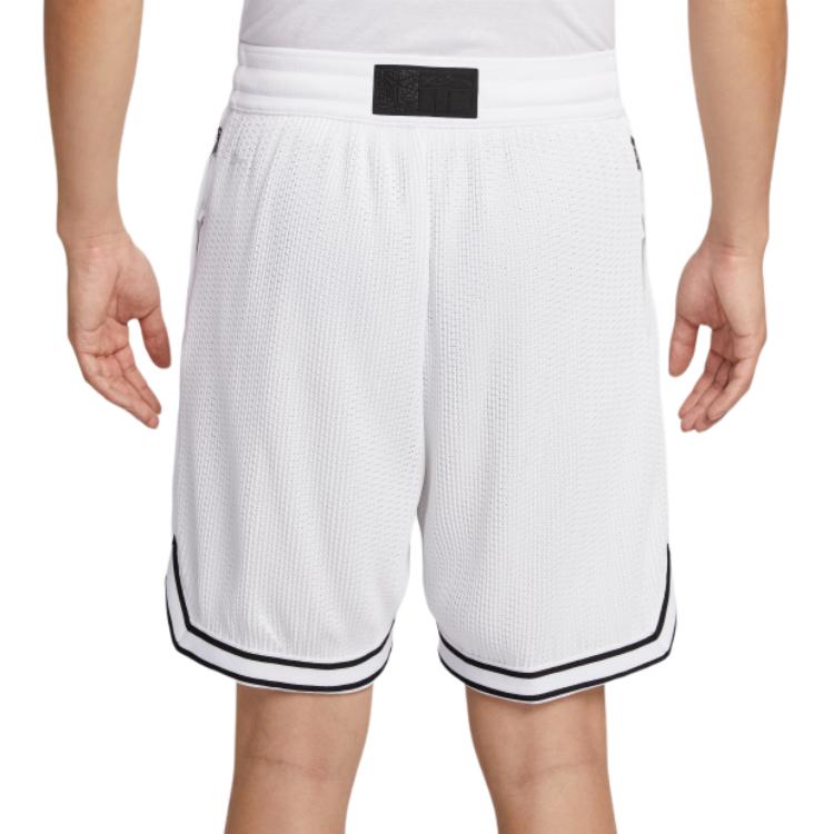 Nike Мужские баскетбольные шорты Dri Fit белый/черный — фото 4