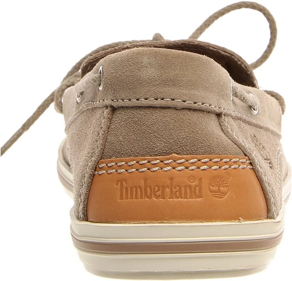 Мужские мокасины Timberland EK Casco Bay FTM с одним ушком, Ivory Taupe — фото 4