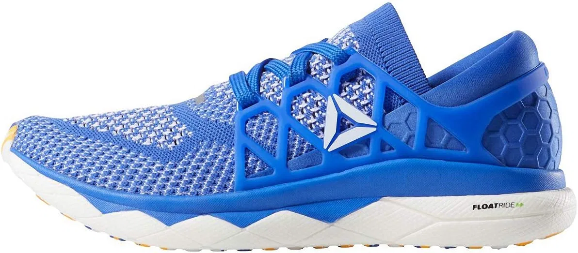 Мужские беговые кроссовки Reebok Floatride Run Ultk, Crushed Cobalt Solar Gold White — фото 3