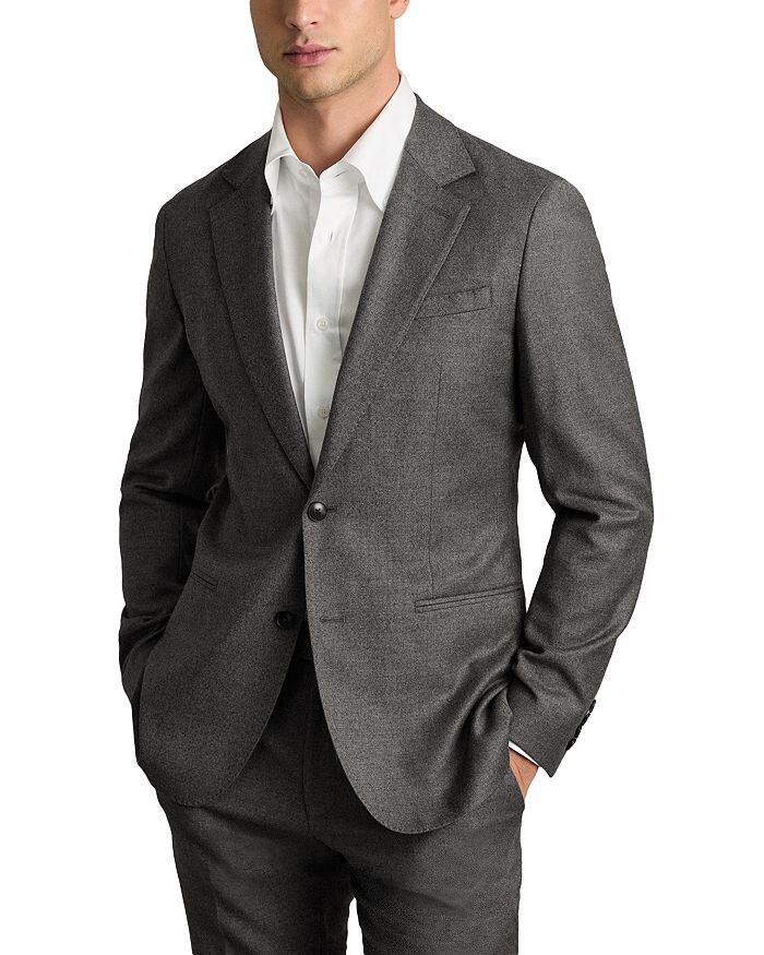 

Блейзер из фланели REISS, серый