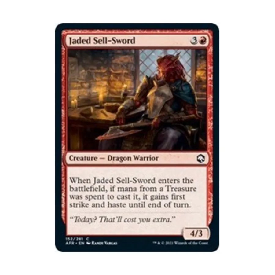 

CCG Измученный меч-наёмник (клавиша C), MTG - Adventures in the Forgotten Realms