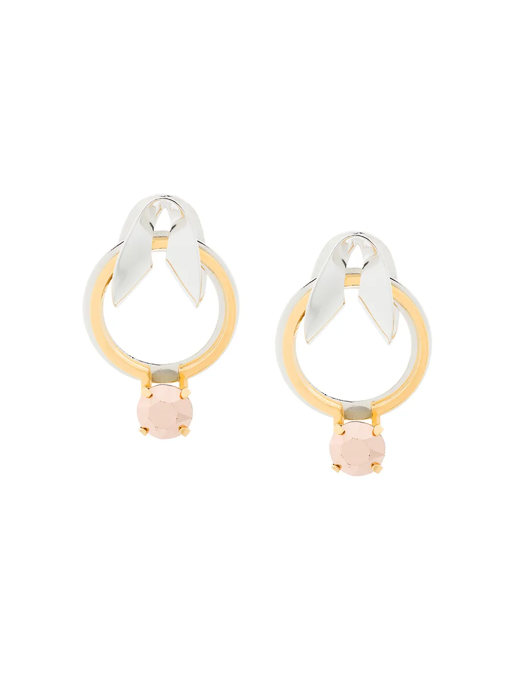 

Серьги 'Technofossils' с кристаллами Wouters & Hendrix, металлик