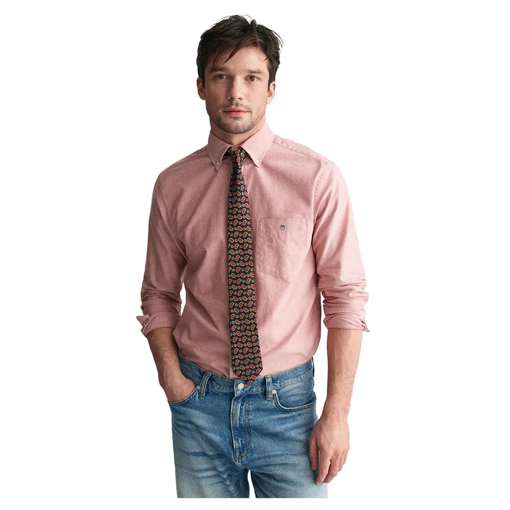 

Рубашка Gant Oxford Regular Fit, розовый