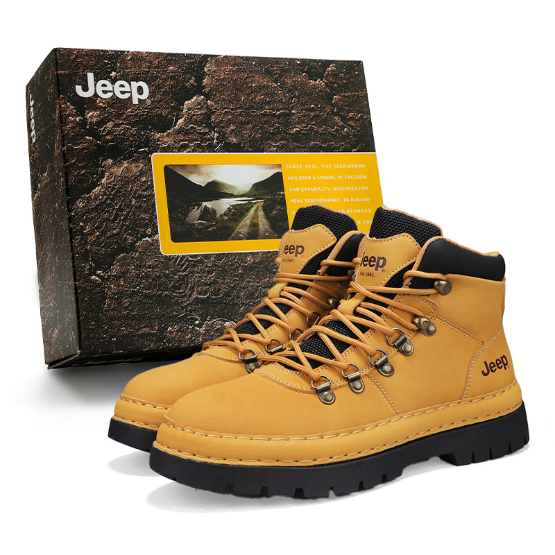 

Jeep Ботинки Martin для мужчин, цвет Black/Wheat/Earth Yellow