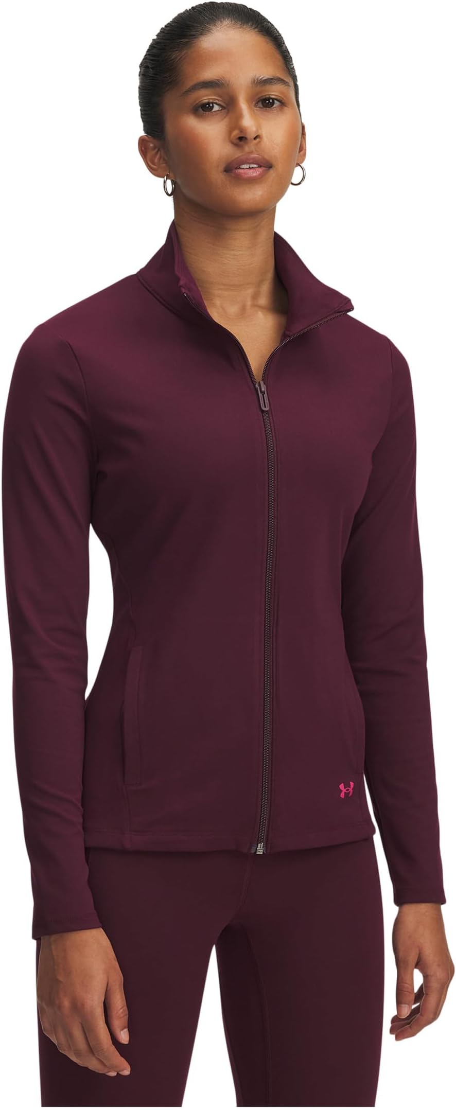 

Куртка Under Armour Motion Jacket, цвет Dark Maroon/Fuchsia Dusk