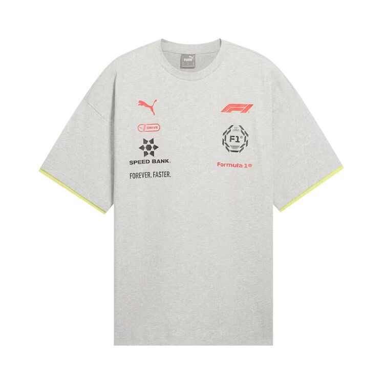 

Футболка Puma F1 Racing Tee Grey/Lime, серый