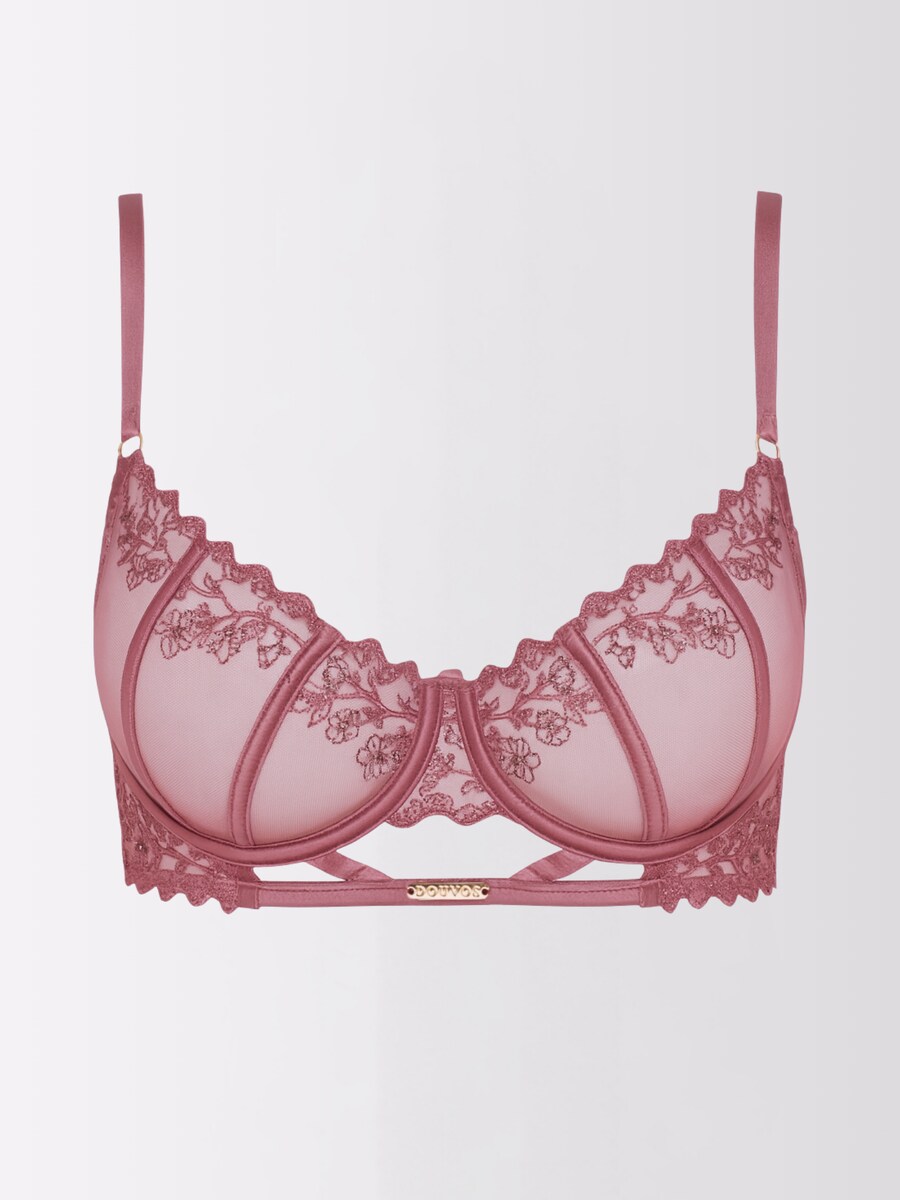 

Бюстгальтер-балконет DOUVOS CONTOUR BESTICKTER BH, фиолетовый