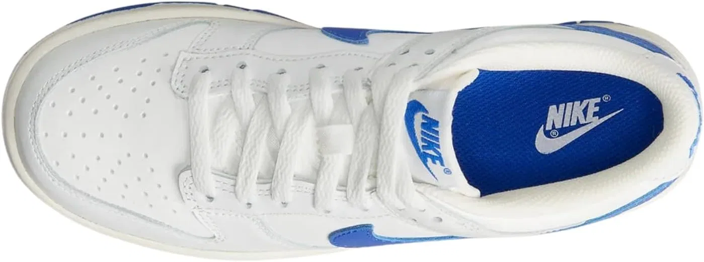 Кроссовки детские Nike Dunk Low, Summit White/Hyper Royal — фото 3