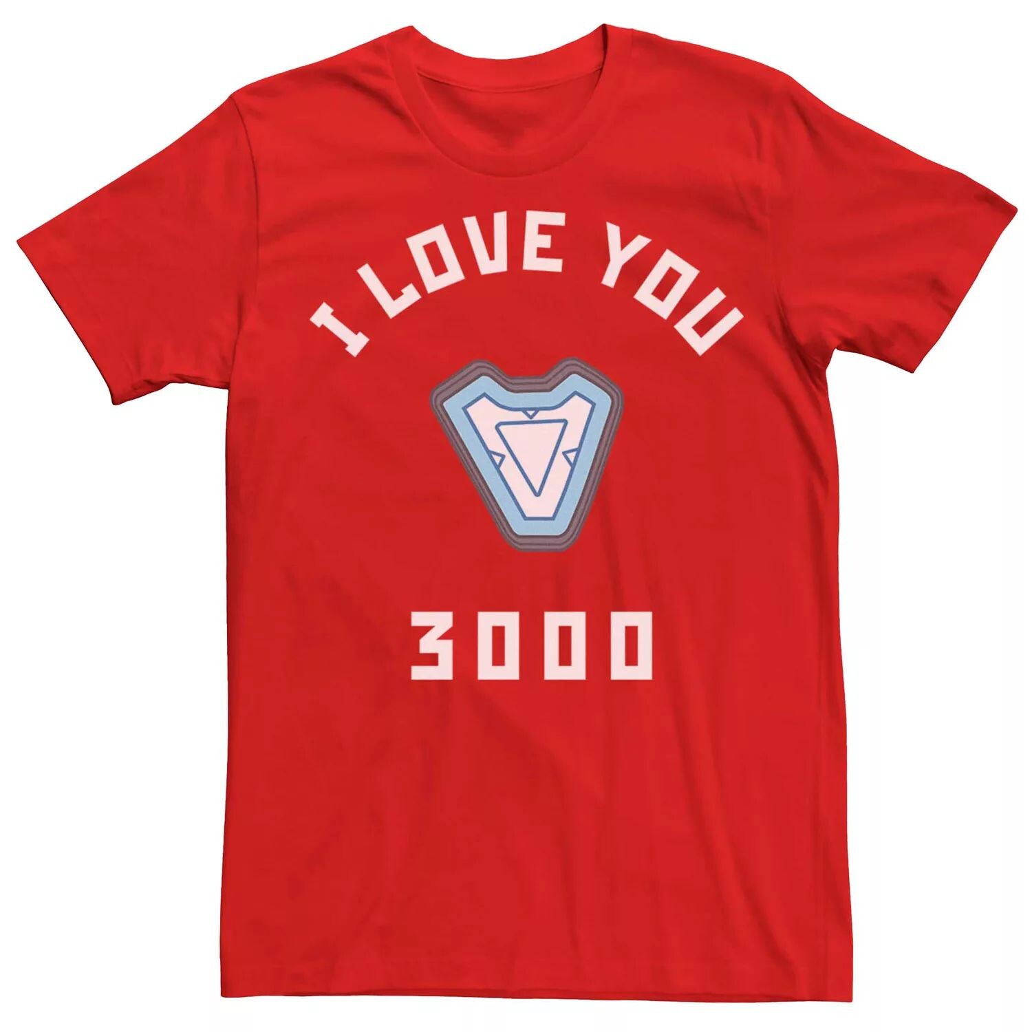 

Мужская футболка Marvel Iron Man "I Love You 3000" Licensed Character, красный