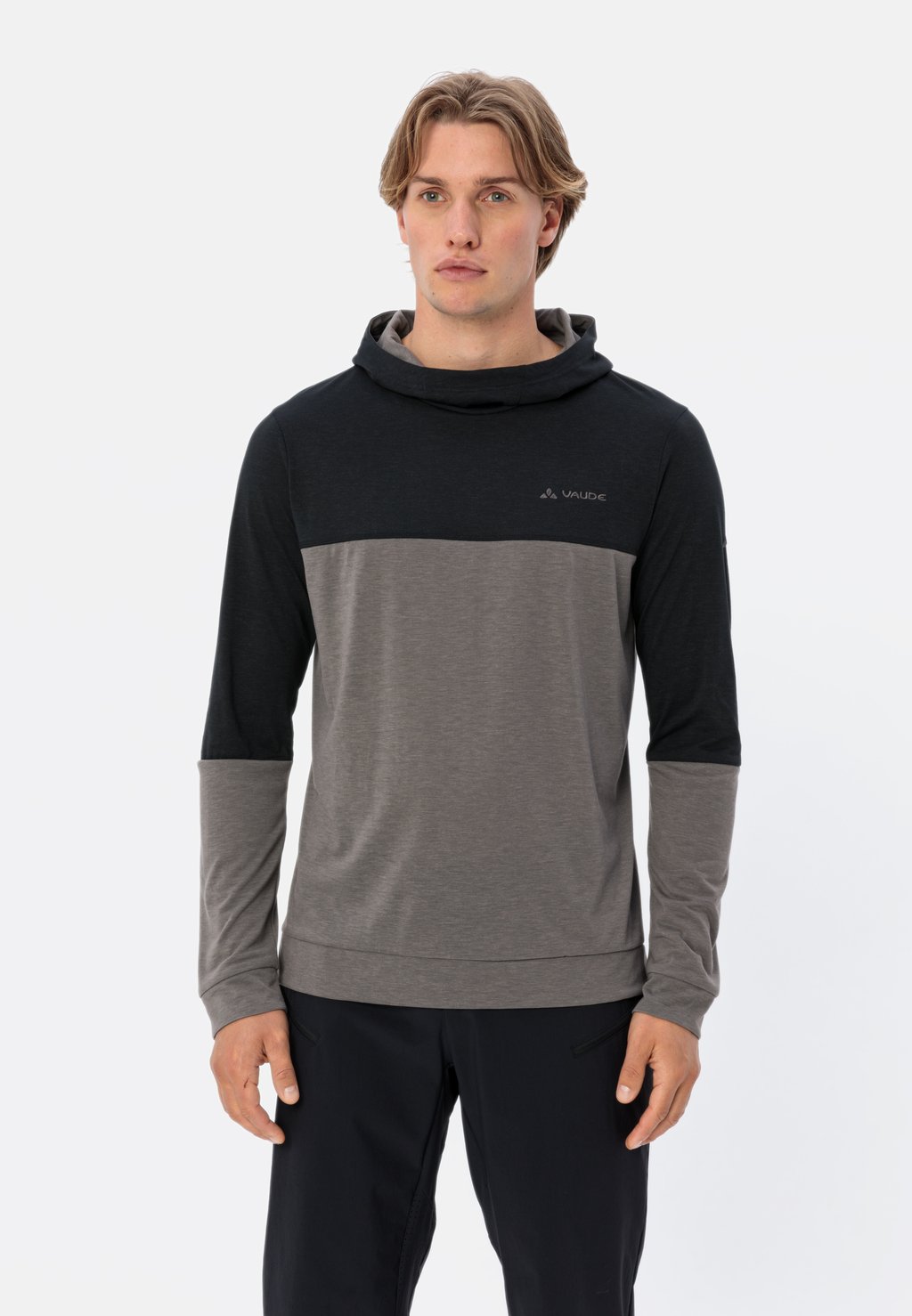 

Толстовка с капюшоном PULLOVER QIMSA Vaude, серый
