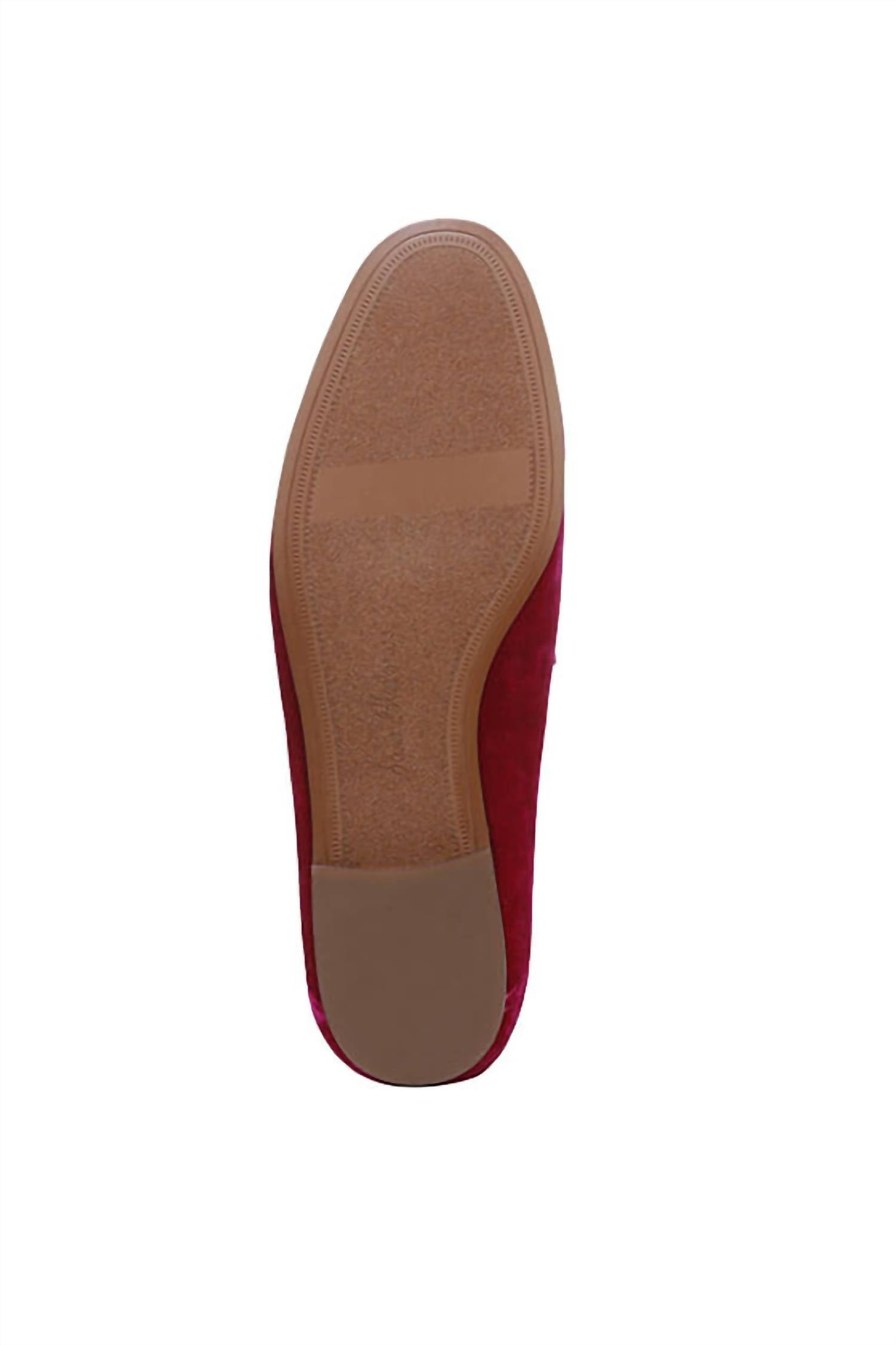 Женские лоферы Loraine с пряжкой в цвете малина Sam Edelman, Raspberry — фото 4