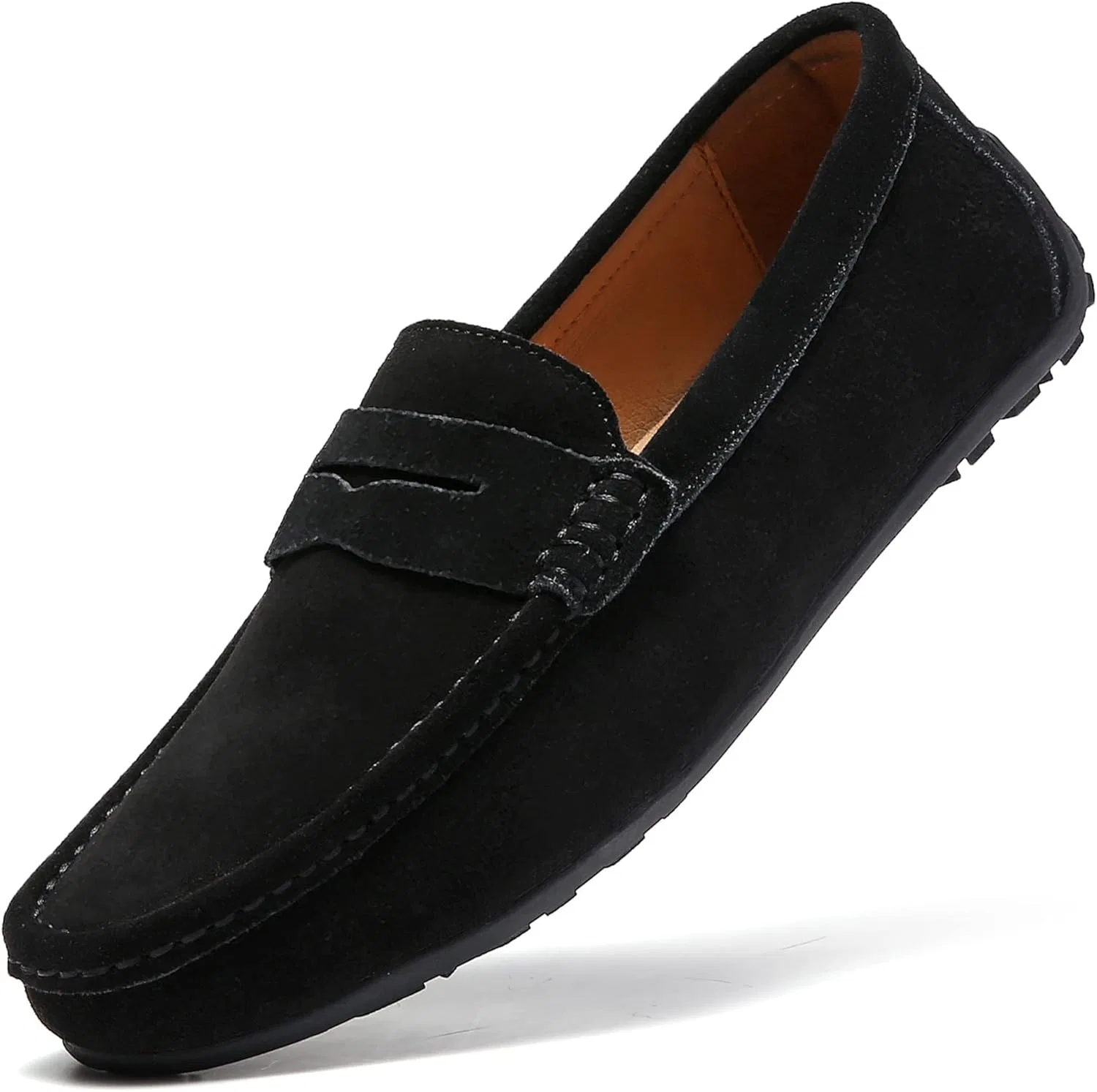 Лоферы из натуральной кожи, 890 Black Zentavi