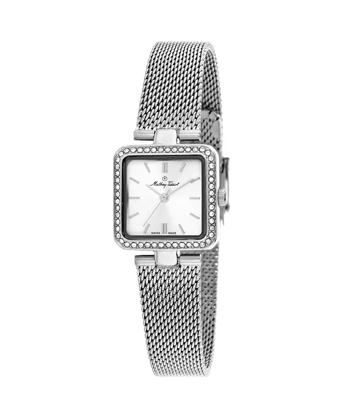 

Женские часы Fleury XIV с серебристым циферблатом - FOO2AI Mathey Tissot, серебряный