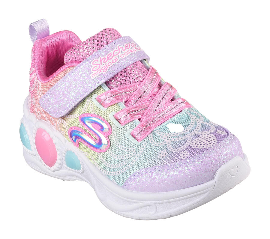 

SKECHERS Детские кеды PRINCESS WISHES розовые/фиолетовые/бирюзовые