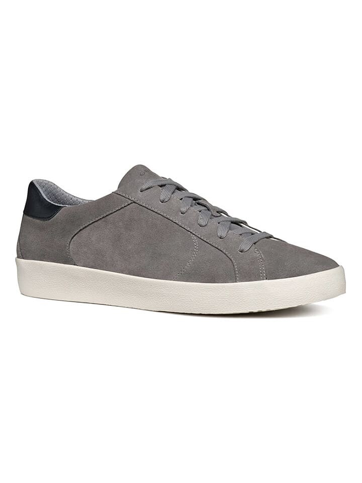 Кроссовки на шнуровке Geox Sneakers Warley, серый — фото 2