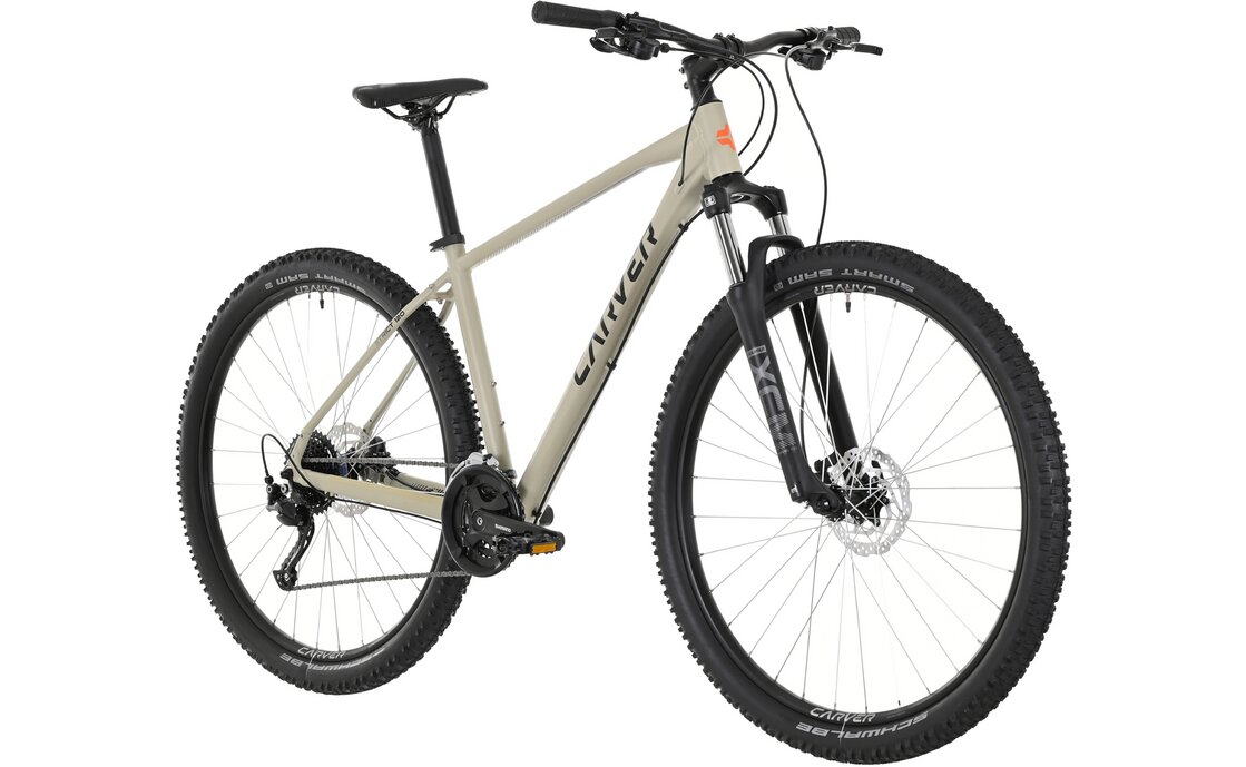 Горный велосипед Carver Strict 120 - 29 дюймов - Diamant - 2024, цвет Beige|sand/black/orange — фото 2